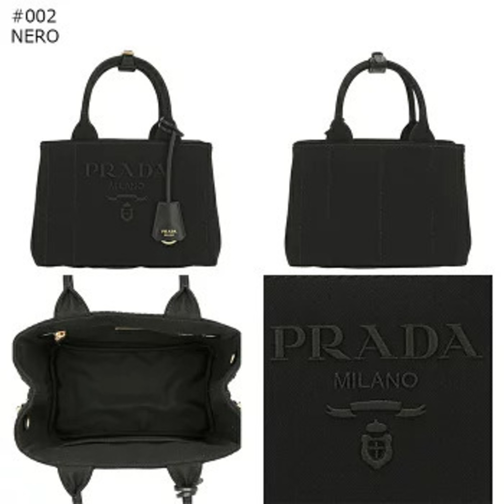 Prada handbag CANAPA Jardinire canvas shoulder bag Spring Summer - Picture 8 of 8